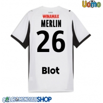 Maglie da calcio Stade Rennais Quentin Merlin #26 Seconda Maglia 2025-26 Manica Corta